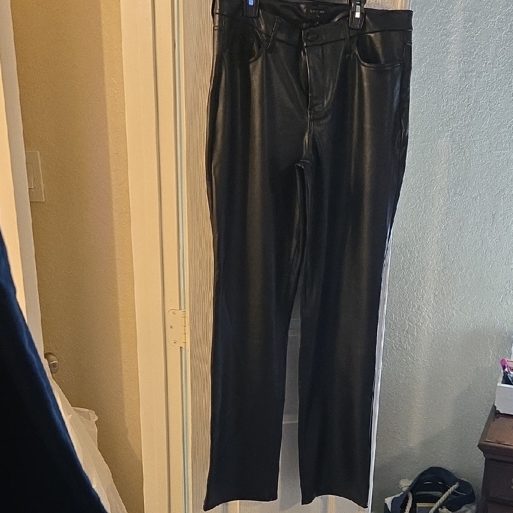 NYDJ Black Straight Leg Pants